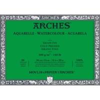 Bloc 20 feuilles  36x51 300g grain fin blanc naturel