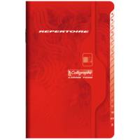 Carnet répertoire piqué 11x17 (A6+) 96 pages couleur aléatoire