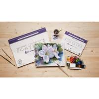 Fontaine bloc collé 4 côtés 25F 18x24cm 300g grain demi-satiné -