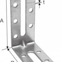 Equerre de fixation avec renfort - Gedimat - SIMPSON STRONG-TIE