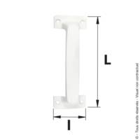 Poignée pvc noire - 171mm - Gedimat - AFBAT