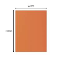 Paquet de 100 chemises ROCK''S 210 - 24x32cm - Havane - EXACOMPTA