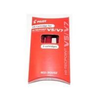 Set 3 Cartouches V5/7 Rechargeable Rouge