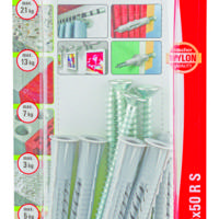 Cheville multi matériaux UX R NV+collerette - 6x35mm - Gedimat