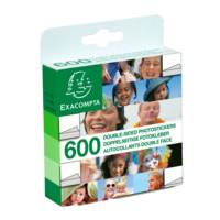 Boite de 600 autocollants pour photo,double-face blanc