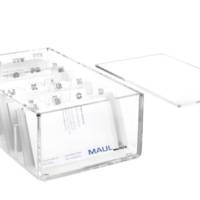 Trieur de cartes de visite Acrylique Transparent - MAUL