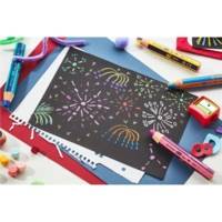 Crayon multi-talents  woody 3 in 1 duo - jaune-violet