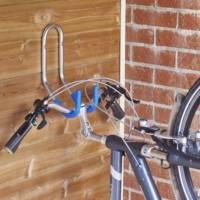 Crochet mural gainé pour 1 vélo - 190mm - Gedimat - MOTTEZ