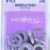 Rondelle moyenne matière inox A2 Ø10 - Gedimat - NORAIL