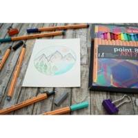 Etui 18 stylos feutres point 88 ARTY Pointe fine assorties