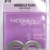 Rondelle moyenne matière inox A2 Ø16 - Gedimat - NORAIL