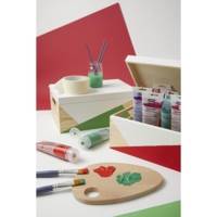 Tube 120ml Peinture Acrylique Décocrème Mat VERT CLAIR - PÉBÉO