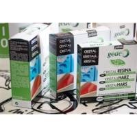 Kit Résine Cristal Biosourcée à 50% - Transparente et Brillante 300ML - PÉBÉO