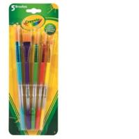 5 pinceaux formes assorties
