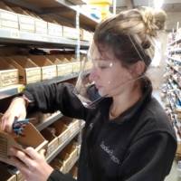 Visière de protection haute qualité plexiglas ajustable haute transparence