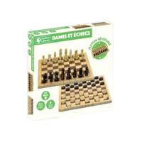 Jeux de Dames et d'Echecs en bois - JEUJURA