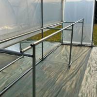 Support cagettes fruits et légumes pour serre - Kit d'allongement 1,5m - Serres Tonneau