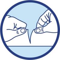 Adhésif double-face moquette & sol grande longueur 5 m x 50 mm