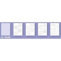 Pochette de 4 feuilles de plastique magique transparent