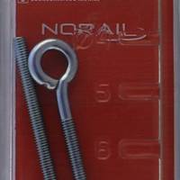 Piton rond acier zingué 6 x 80 mm - Gedimat - NORAIL