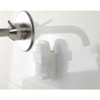 Pack 8 Powerstrips Pastille adhésive SMALL WATERPROOF, blanc