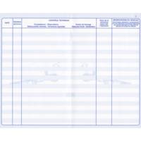 Piqure Carnet d'entretien véhicule 32 pages 21x13 cm - protège cahier cristal