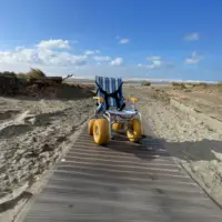 Fauteuil roulant tout-terrain plage F2A Fauteuil PMR T-T – Fun2Access
