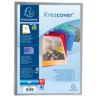 Protège document personnalisable PP Kreacover 80 vues Coloris Aléatoire - EXACOMPTA