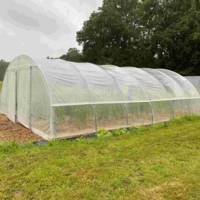 Serre Tunnel Professionnelle Normandie - 6m50 x 18m00