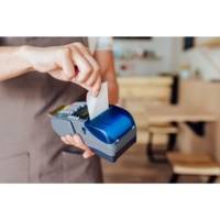 Bobine pour tickets de carte bancaire 57x30mm - 9m - 1 pli thermique 55g/m2.