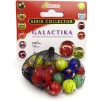 Sachet de 20 Billes 16 mm + 1 Calot 25 mm GALACTIKA