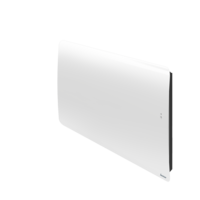 Radiateur connecté à inertie fonte+façade chauffante horizontal HEKLA blanc - Gedimat