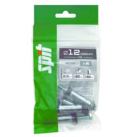 Cheville acier D12x50mm avec vis tête hexagonal D6x60mm - Gedimat