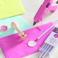 6 Batons de cire pour pistolet Bordeaux