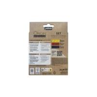 Lot de 3 tubes 60 ml peinture acrylique Pébéo Origin Acrylics - Couleurs Primaires