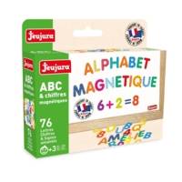 Magnets ABC et Chiffres : Coffret de 76 caractères aimantés pour tableau