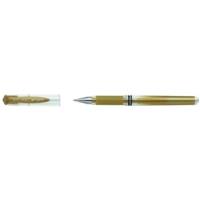 Roller encre gel Signo Broad UM153 grip pointe large 1mm or - Uni-Ball