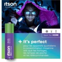 Boîte de 8 piles rechargeables AAA Pro NiMH prêtes à l'emploi, 800 mAh