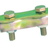 Serre câble plat 2 boulons acier zingué pour câble D6mm - Gedimat - CHAPUIS