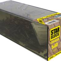 Vis STARBLOCK terrasse inox A4 tête réduite 5 x 60 mm - Gedimat