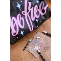 Etui carton 5 marqueurs pointe moyenne  FREE acrylic T300 Set 4 "Vibrant"