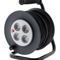 Enrouleur électrique 4 prises 16A 3G1,5mm² - 25m - Gedimat