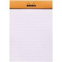 Bloc ORANGE N°13 10,5x14,8 80F agrafées 80g ligné