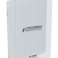 Cahier 170 x 220 mm CONQUERANT CLASSIQUE, séyès, incolore