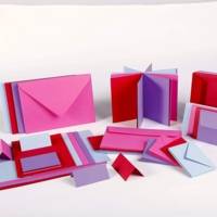 Pack de 20 Enveloppes 120g 110x220 rose fuchsia