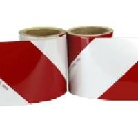 Kit balisage véhicule adhésif rouge/blanc classe 1 - 2 rouleaux de 9m - Gedimat - NOVAP