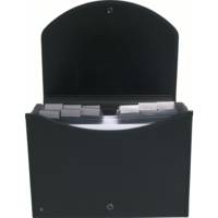 Trieur valisette noir en13 compartiments.Dos extensible 55934E