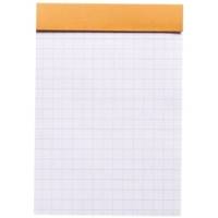Bloc orange n°11 7,4x10,5 80 feuilles agrafées 80g Q.5x5