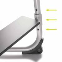 Chaise Repose-pieds réglable EWF3 | Coque Polypropylène | Mobilier Scolaire et de Bureau