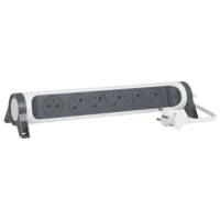 Rallonge multiprise avec bloc rotatif de 3 prises 1,5m - Gedimat - LEGRAND